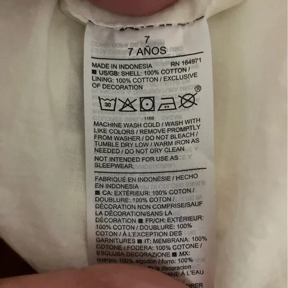 Janie and Jack Girls Floral Gauze Dress - Picture 5 of 8